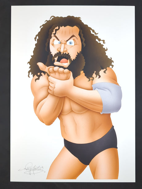 ★坂井永年氏 原画作品★「超獣」ブルーザー・ブロディ