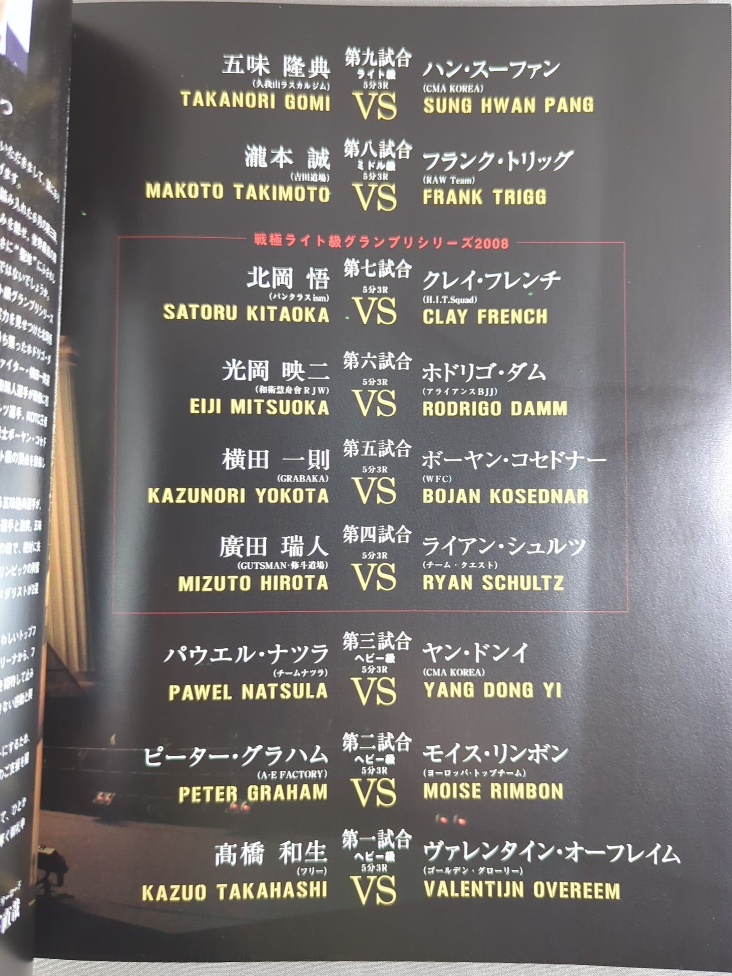 戦極 SENGOKU 第四陣