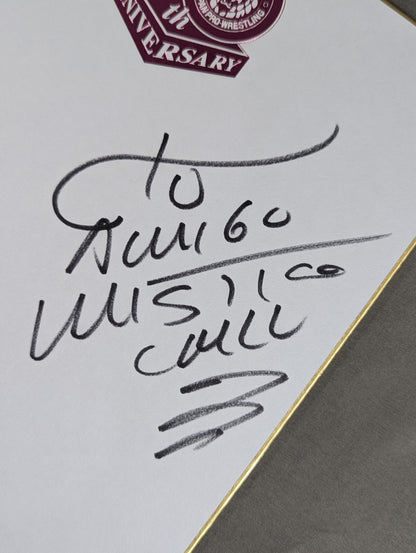 Soberano Jr &Mistico ( New Japan Pro Wrestling  50th Anniversary Shikishi ( Autograph board ) )