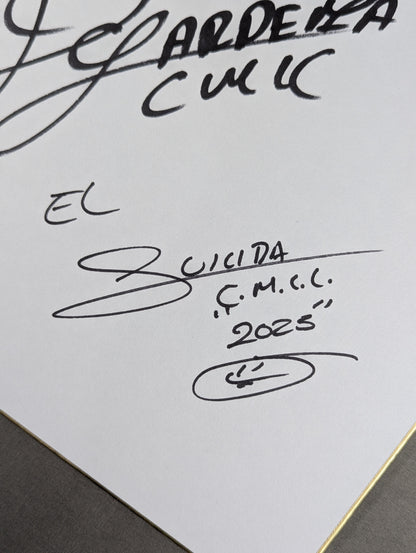 Dulce Gardenia & Suisida (New Japan Pro Wrestling 50th Anniversary) Shikishi ( Autograph board ) )