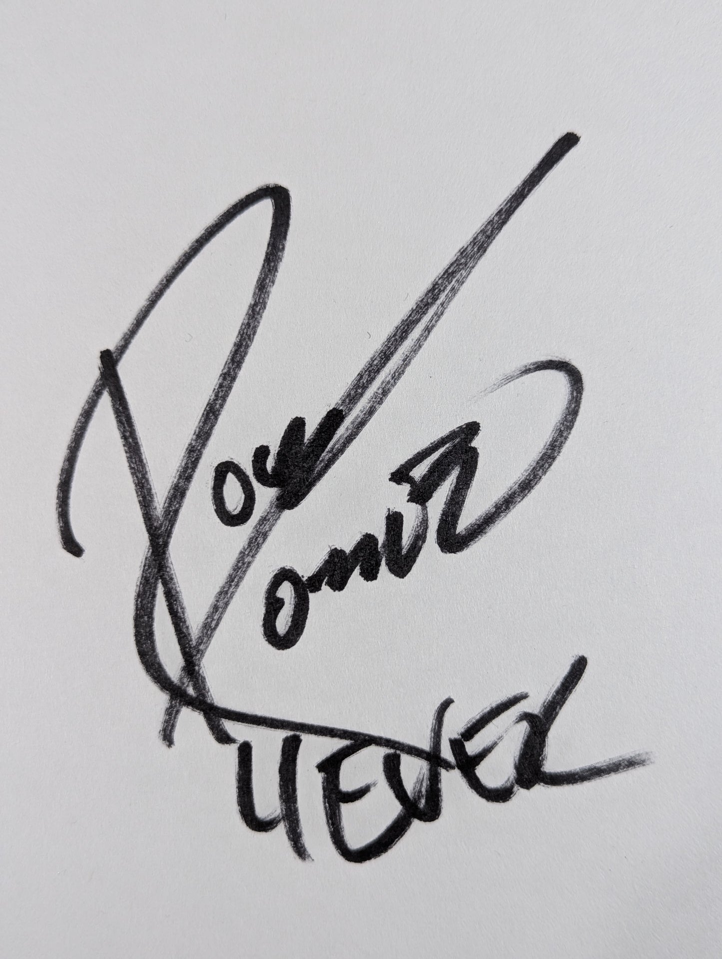 ★ Roppongi Weiss ★ Rocky Romero & Valletta (King of Pro-wrestling only) Shikishi ( Autograph board ) )