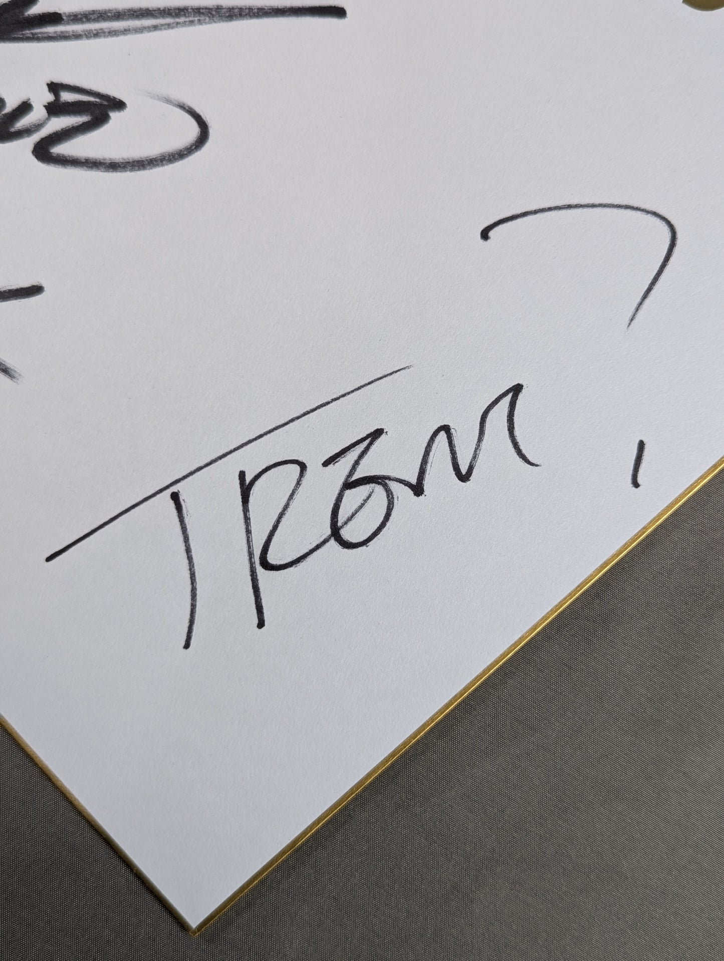 ★ Roppongi Weiss ★ Rocky Romero & Valletta (King of Pro-wrestling only) Shikishi ( Autograph board ) )