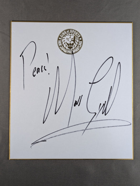 マット・サイダル(ライオンマーク色紙)