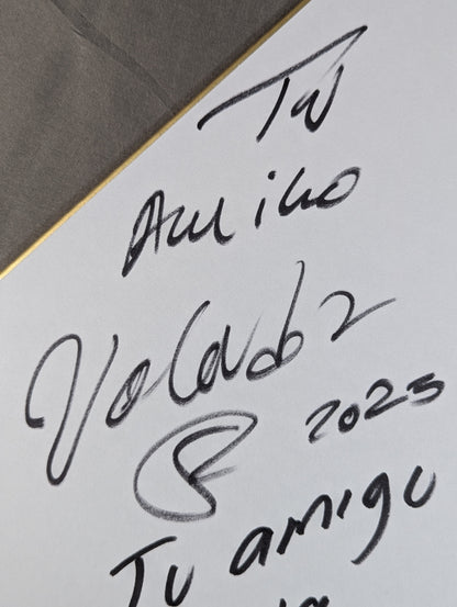 Volador Jr. & Mahia Blanca (New Japan Pro Wrestling 50th Anniversary Shikishi ( Autograph board ) )