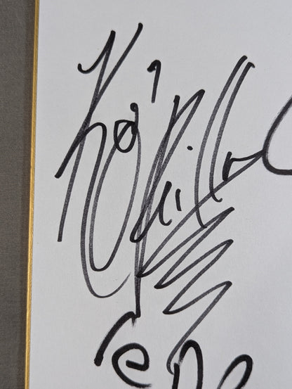 ★reDRagon★ Kyle O'Reilly & Bobby Fish, King of Pro-wrestling Shikishi ( Autograph board ) )
