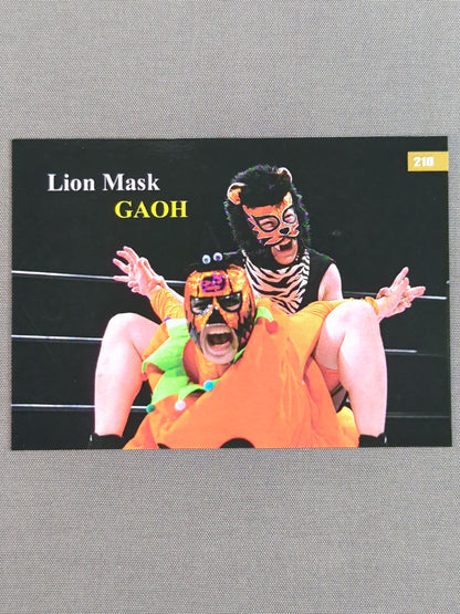 2019 STARDOM COLLECTION CARD 小野崎玲皇(牙皇) 公式サインカード