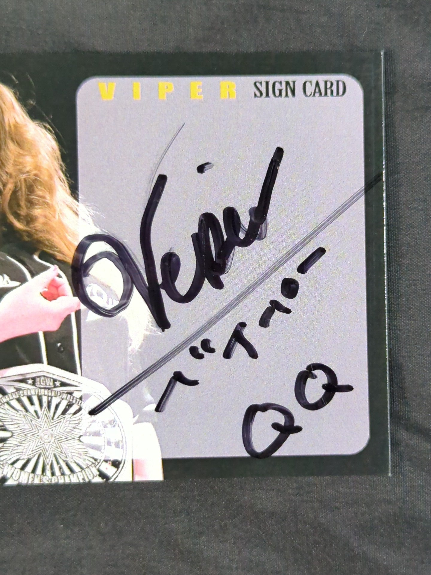 2019 STARDOM COLLECTION CARD バイパー 公式サインカード – 闘道館