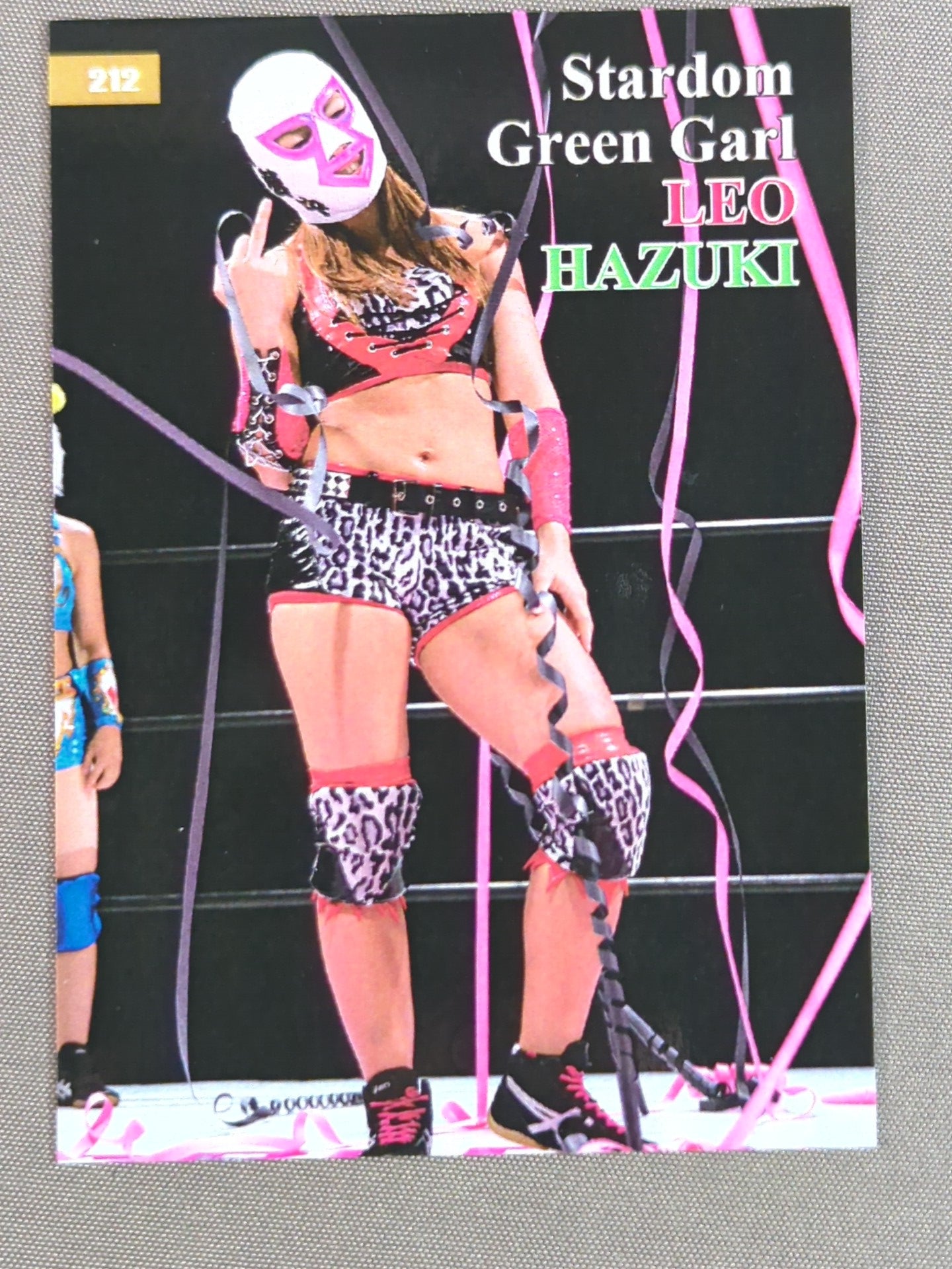 2019 STARDOM COLLECTION CARD 葉月(はづき蓮王) 公式サインカード