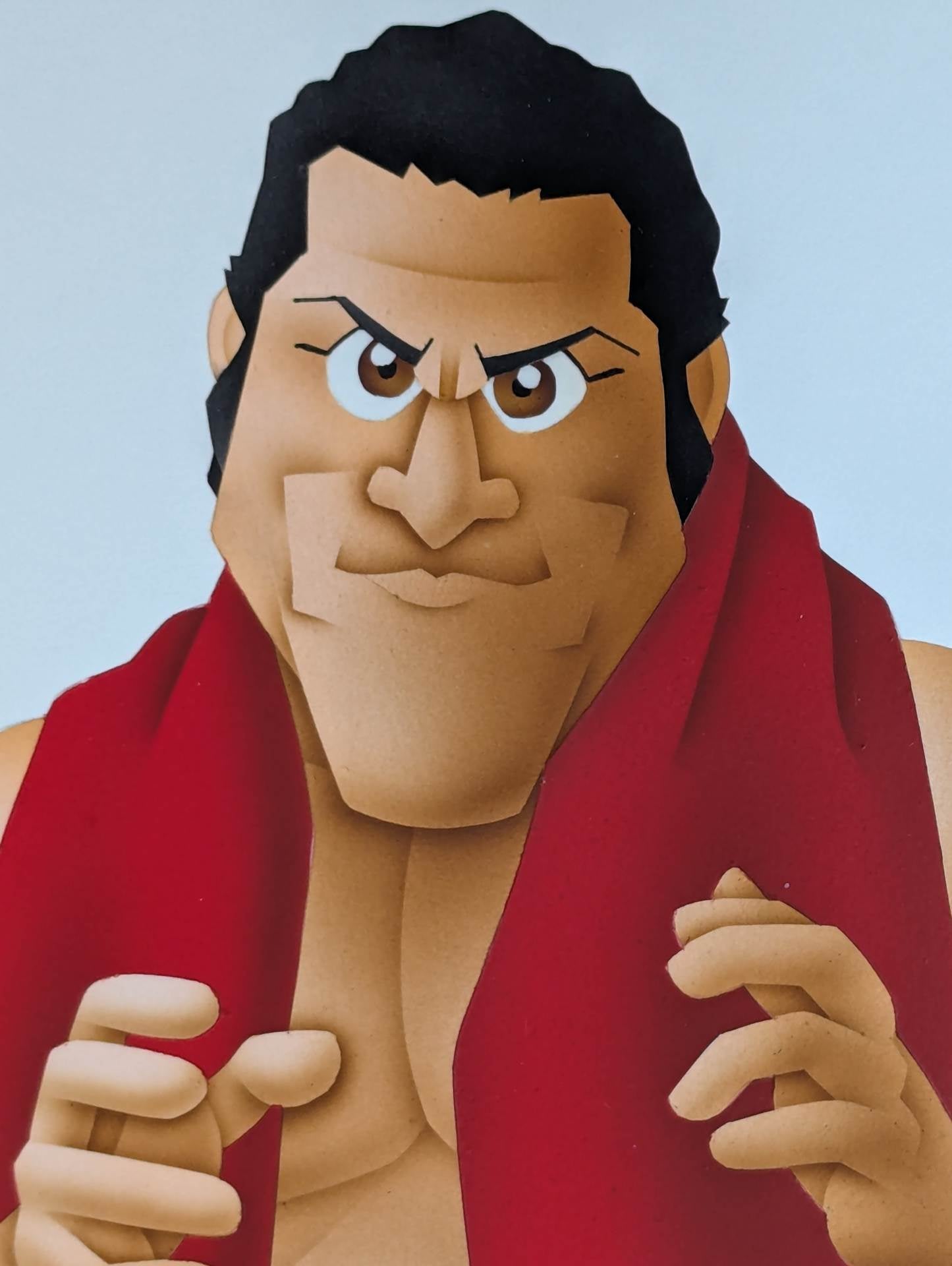 ★ Nagatoshi Sakai Original work ★ "Burning Fighting Spirit" Antonio Inoki 