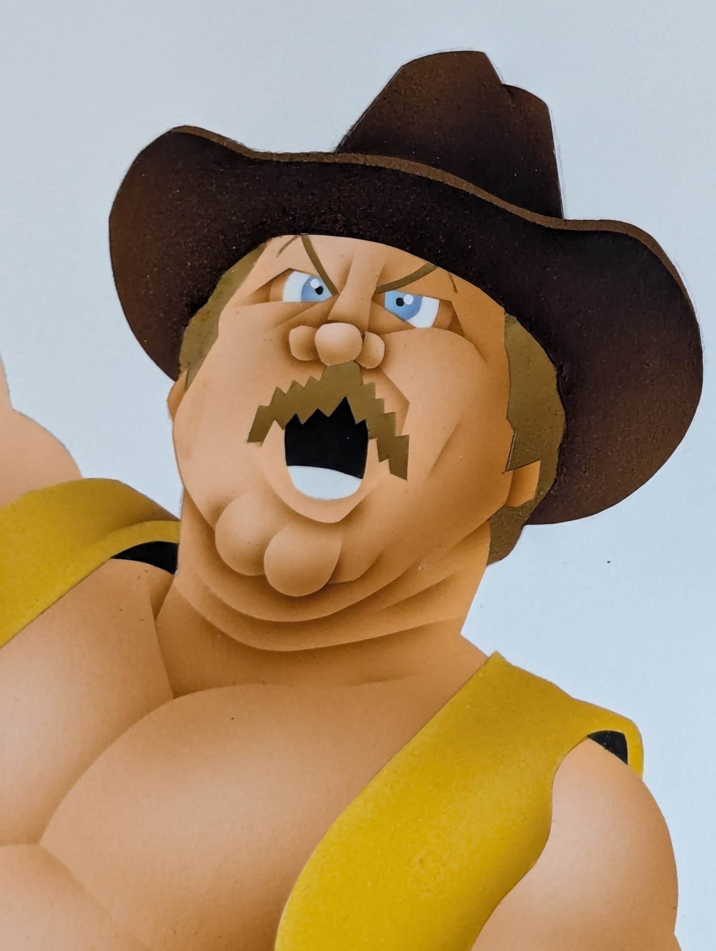 ☆坂井永年氏 原画作品☆「不沈艦」スタン・ハンセン – 闘道館