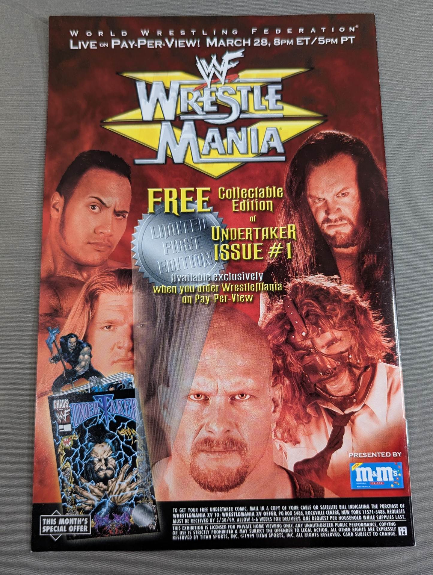 UNDERTAKER #1 (APRIL.'99)《実写表紙Ver.》 – 闘道館