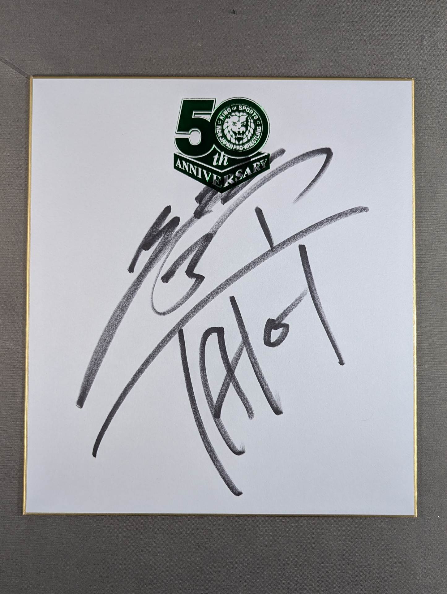 タイチ(新日本プロレス50周年記念色紙)