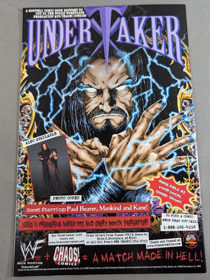 UNDERTAKER COLLECTOR'S ISSUE #0 "Live-action Cover Ver."