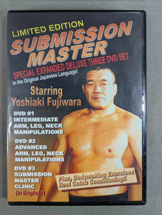 Yoshiaki ”Kumicho” Fujiwara SUBMISSION MASTER SPECIAL EXPANDED DELUXE THREE DVD SET ★LIMITED EDITION★