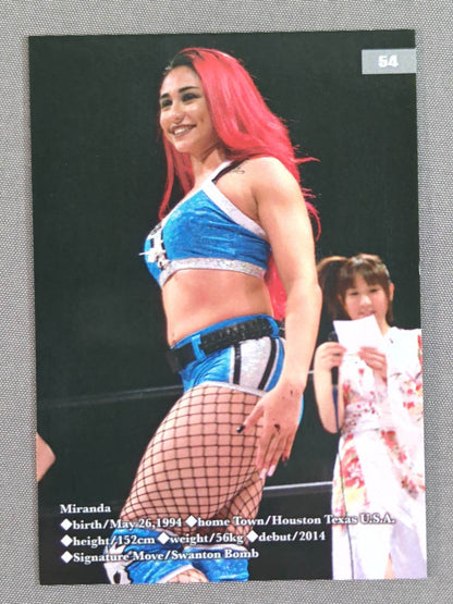 2018 STARDOM COLLECTION CARD ミランダ 公式サインカード