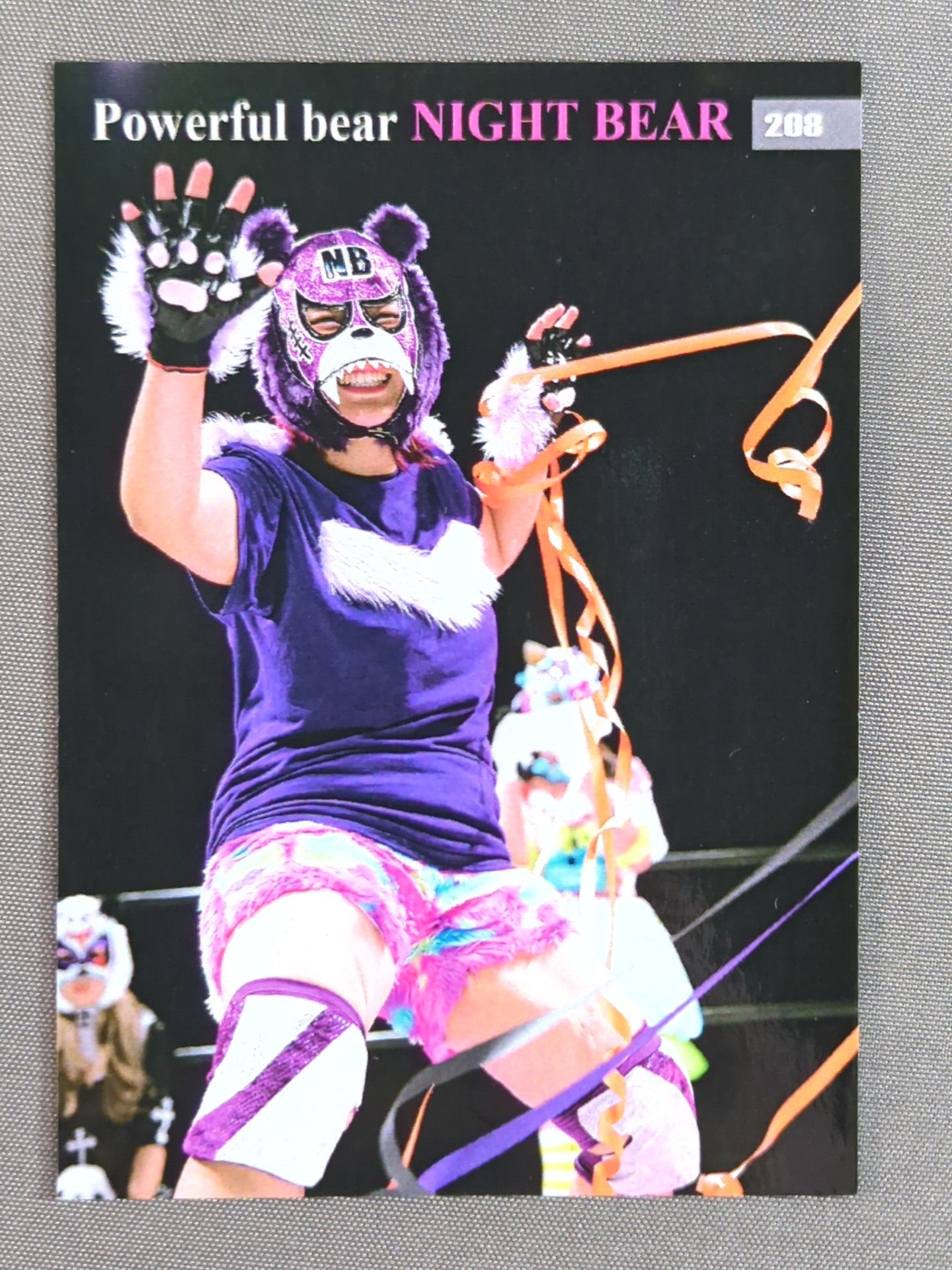 2019 STARDOM COLLECTION CARD ナイトベアー(刀羅ナツコ) 公式サインカード