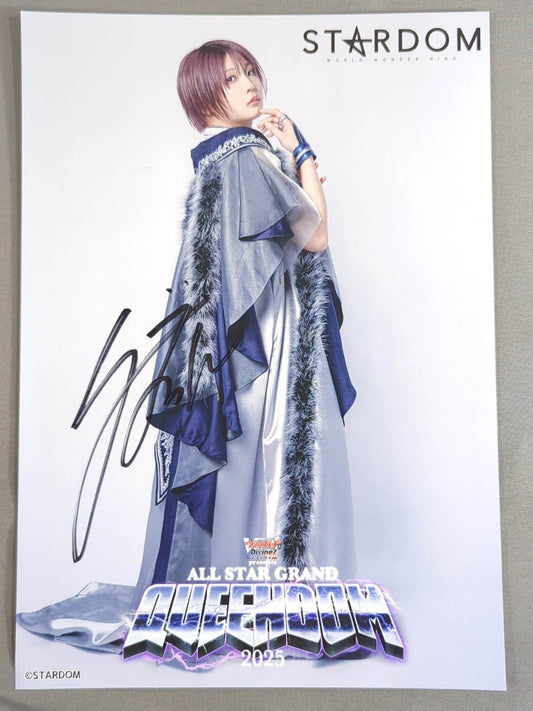 Saori Anou  hand signed autograph  ALL STAR GRAND QUEENDOM 2025 Pro-Photo