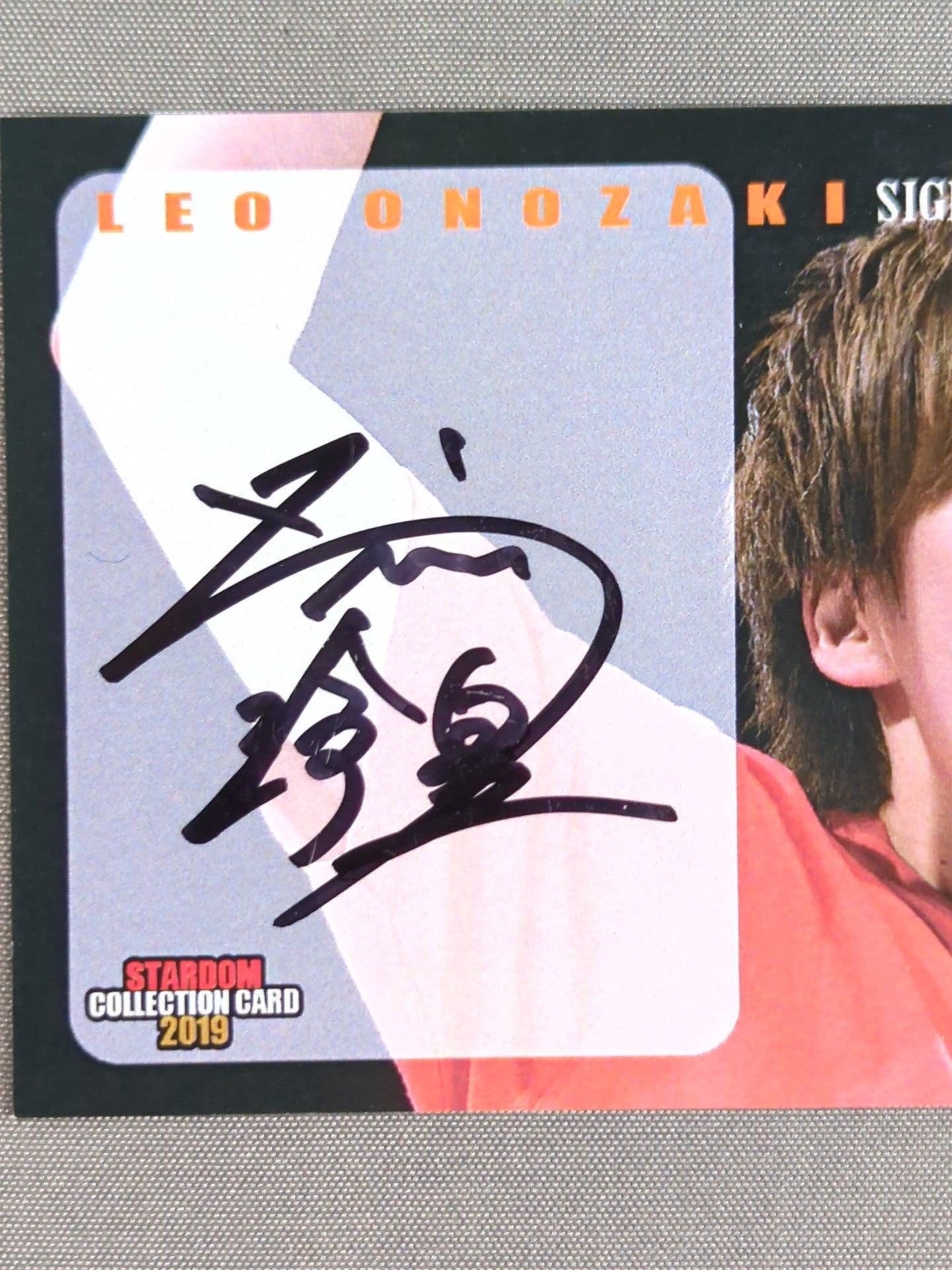 2019 STARDOM COLLECTION CARD Reiko Onozaki Official autographed card