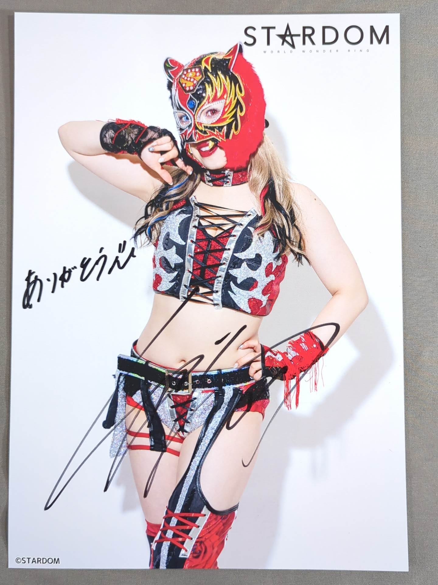 スターライト・キッド 直筆サイン入り スターダムポートレート(E-9)