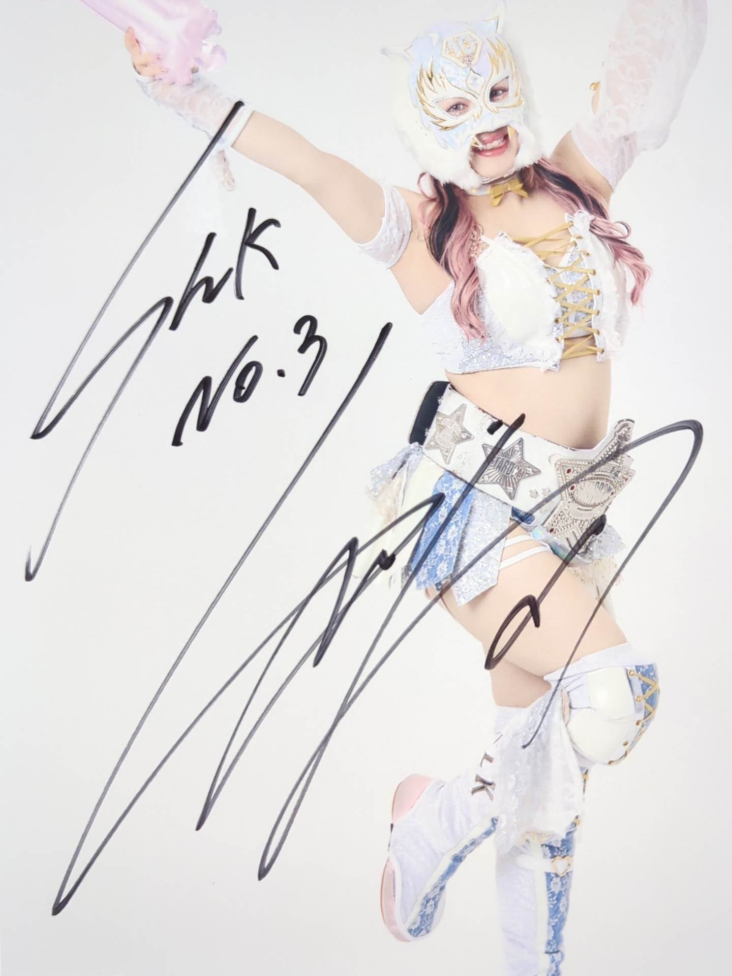 ★SLK 10YEARS★ STARLIGHT KID Hand signed autograph  Stardom Pro-Photo