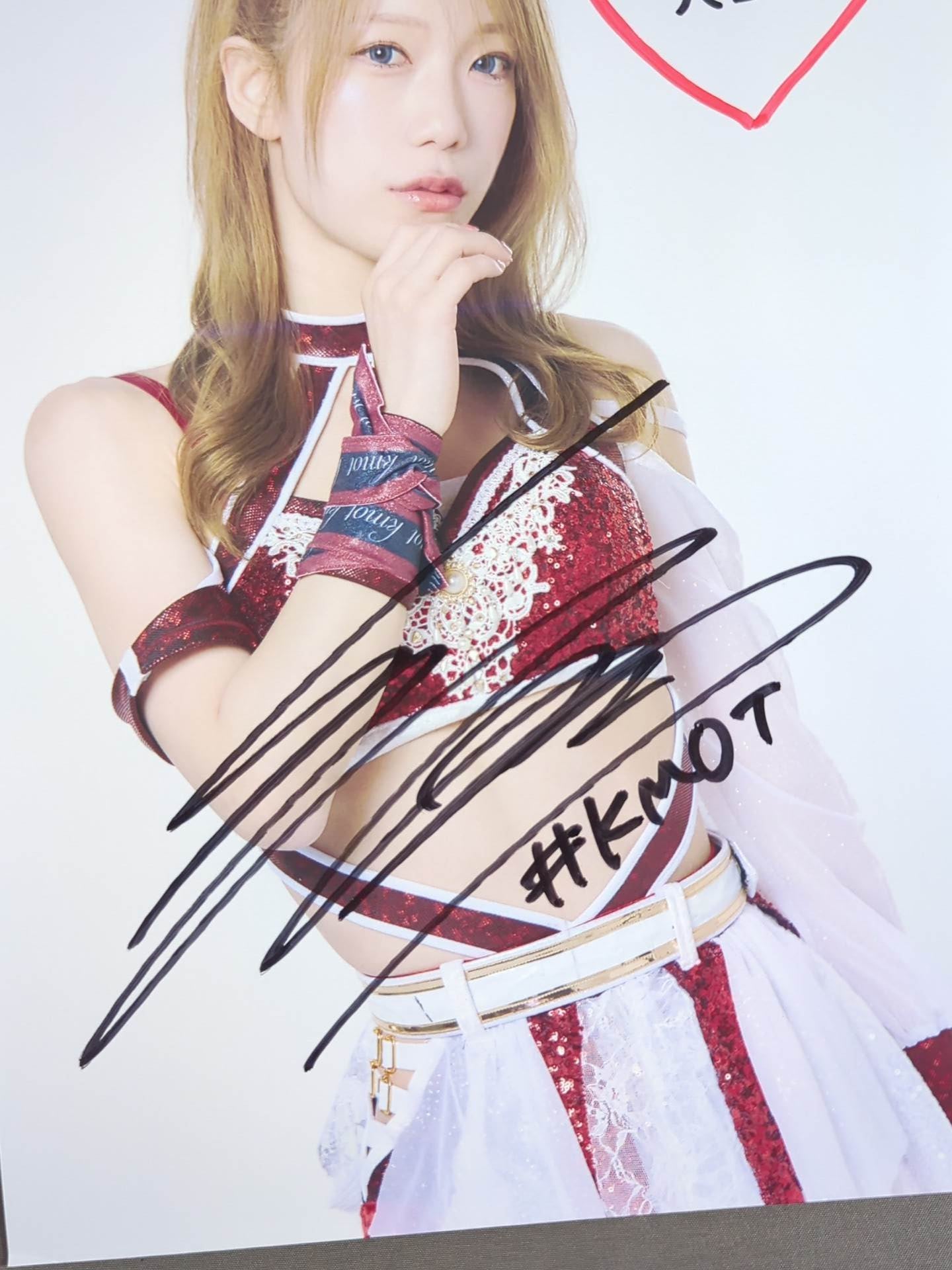 鹿島沙希 直筆サイン入り スターダムポートレート(K-5)