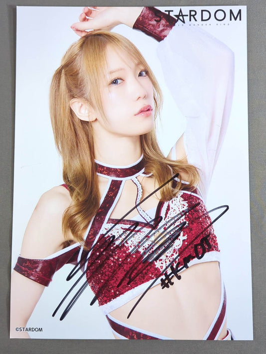 Saki Kashima  hand signed autograph  Starda Pro-Photo (K-6)