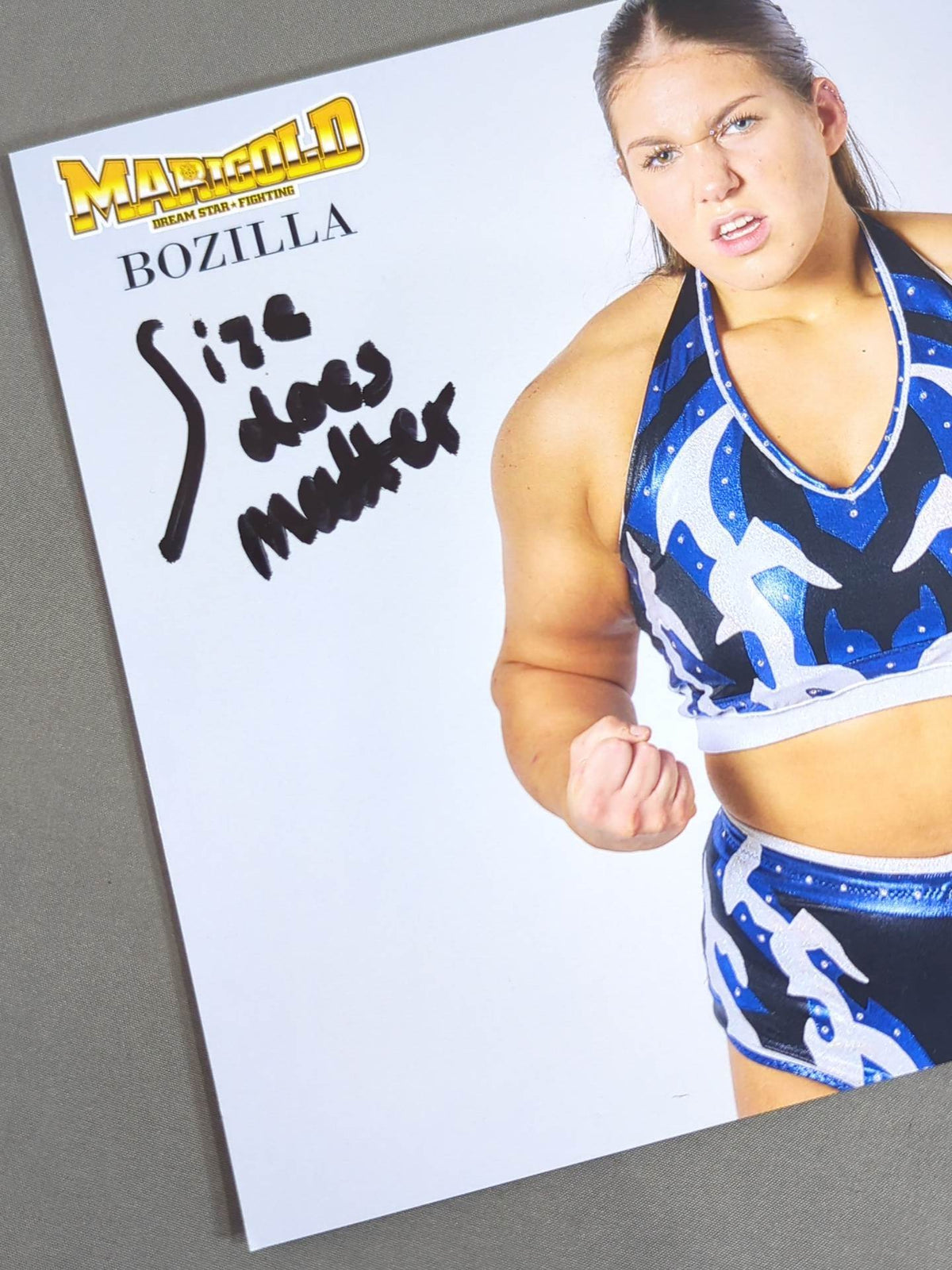 Bozilla Marigolds hand signed autograph Pro-Photo (A-1)