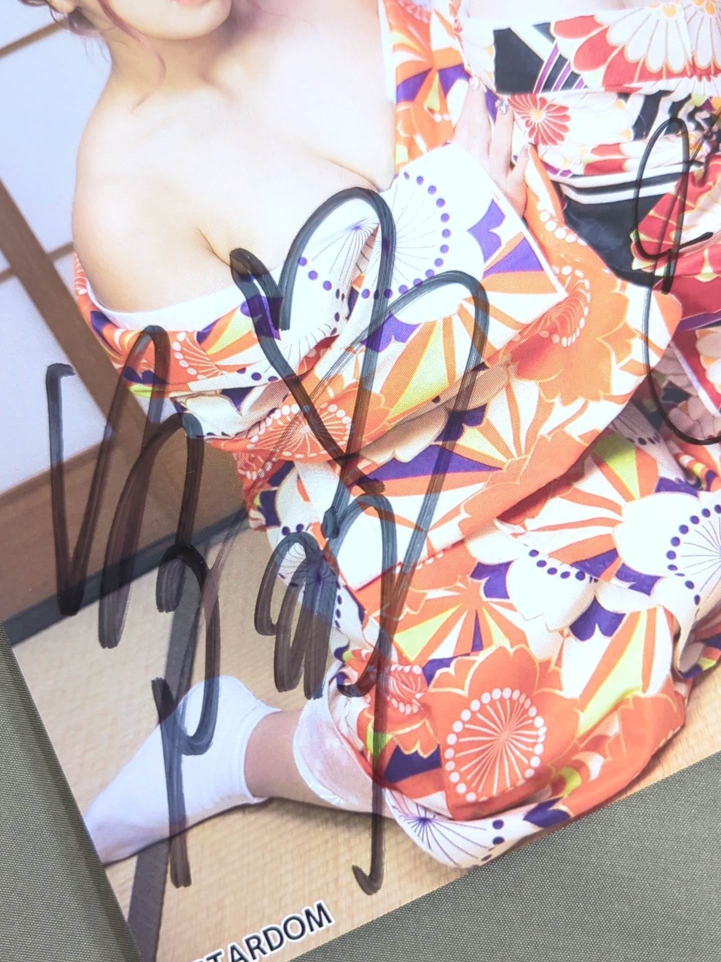 ☆COSMIC ANGELS☆ 3選手直筆サイン入り スターダム ポートレート①