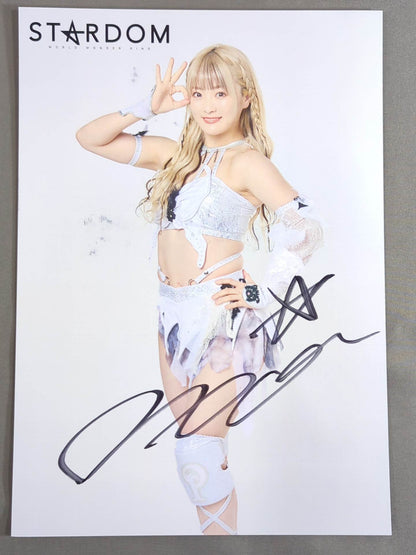 なつぽい 直筆サイン入り スターダムポートレート(Q-9)