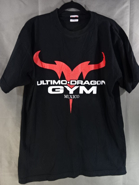 ULTIMO DRAGON GYM MEXICO T-Shirt (1) (Black× Red)