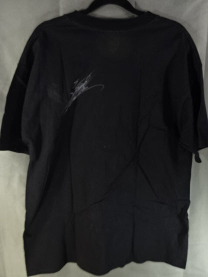 【hand signed autograph】 4th  Tiger Mask "TIGER MASK" T-Shirt (2) (Black)