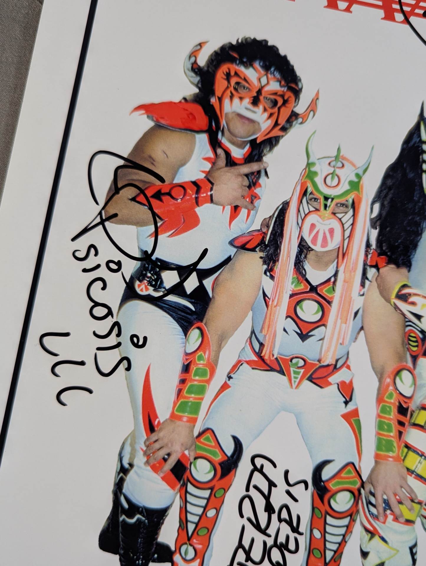 ☆AAA☆ ロス・ワイパーズ 3選手直筆サイン入り ポートレート – 闘道館