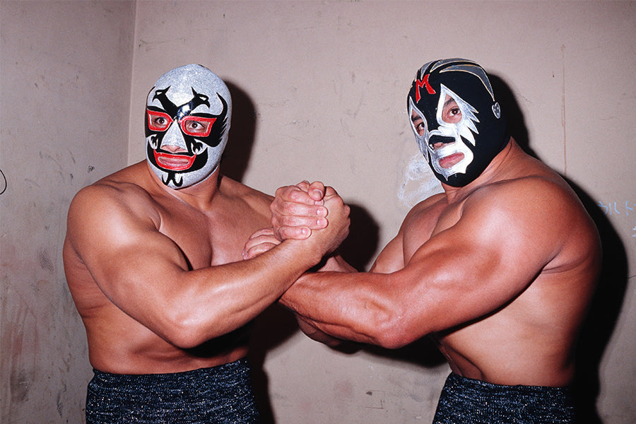 ★Dos Caras 1983 Real World Tag League worn by him !! ★