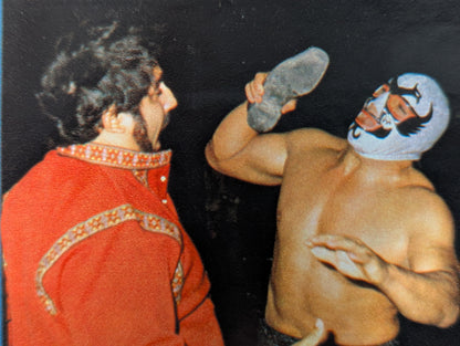 ★Dos Caras 1983 Real World Tag League worn by him !! ★