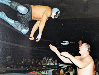 ★Dos Caras 1983 Real World Tag League worn by him !! ★