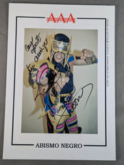 ☆AAA☆ アビスモ・ネグロ 直筆サイン入りポートレート① – 闘道館
