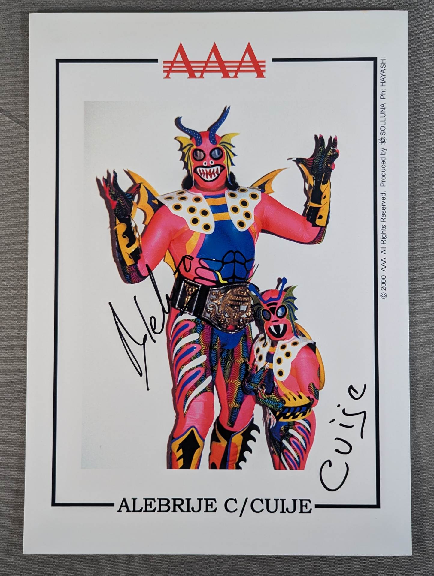 ★AAA★ Alebrije & Kuihe hand signed autograph Pro-Photo (2)
