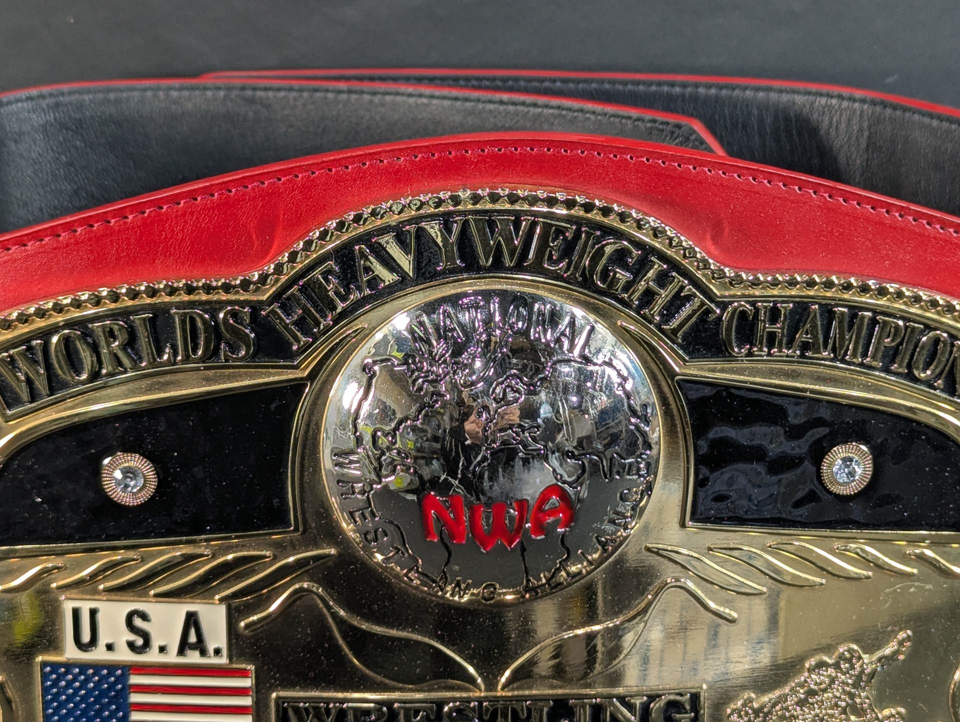 NWA世界ヘビー級王座チャンピオンベルト(1977～1986) – 闘道館
