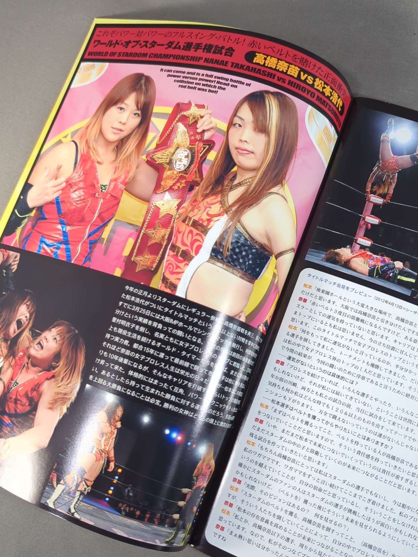 ★BI砲 ワンダー戦★ STARDOM OFFICIAL GUIDE BOOK Vol.15