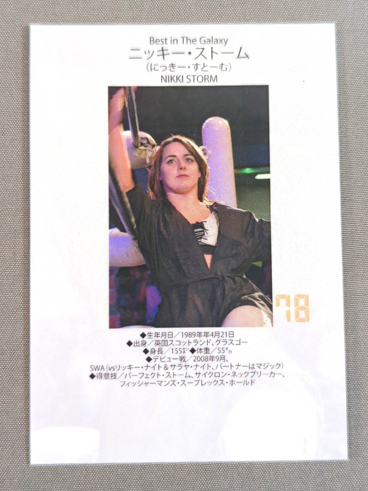 STARDOM COLLECTION CARD ニッキー・ストーム(78)