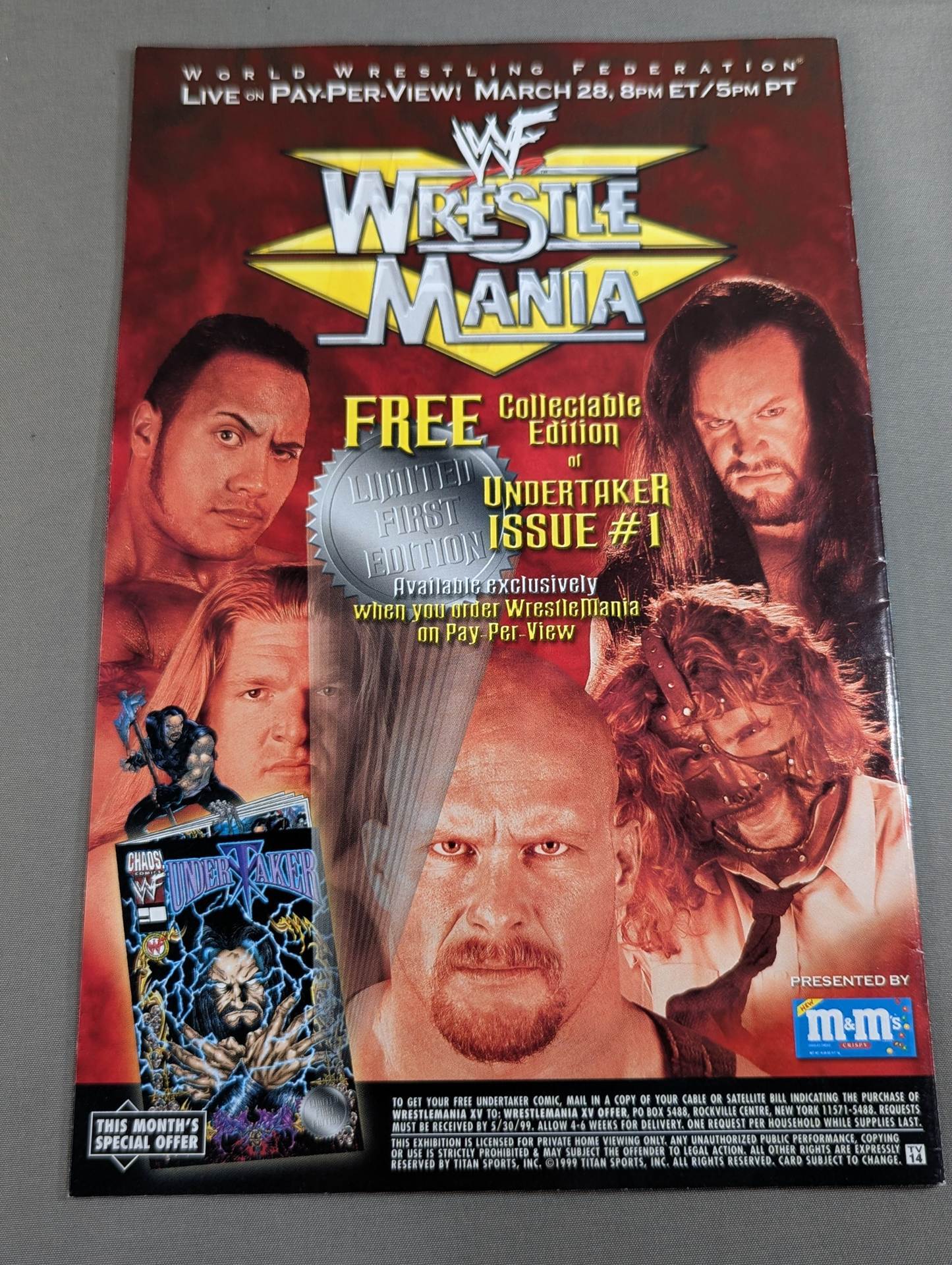 UNDERTAKER #1 (APRIL.'99) LIMITED FIRST EDITION《イラスト表紙Ver.》