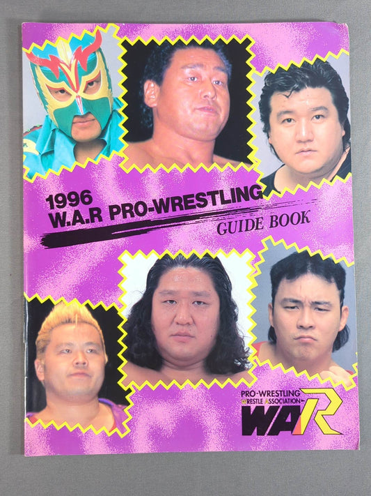 WAR / 1996 W.A.R PRO - Wrestling  GUIDE BOOK