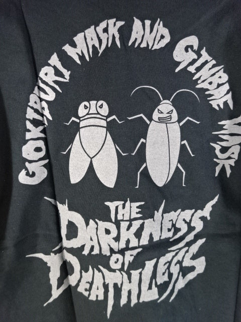 棚橋弘至「パパはわるものチャンピオン」Tシャツ①(ギンバエマスク)