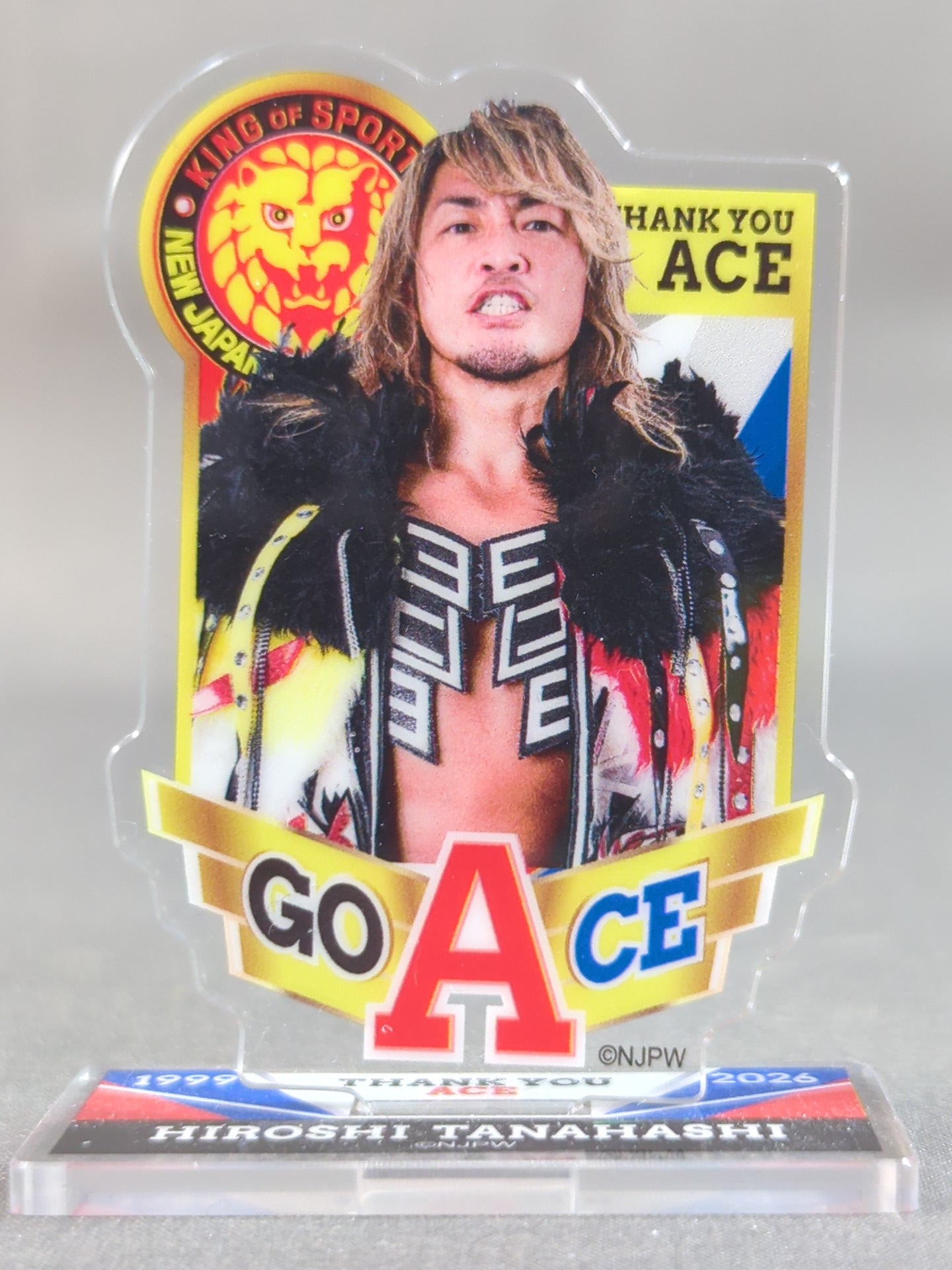 ★ Hiroshi Tanahashi Retirement Countdown Lottery ★ Trading Acrylic Stand(9)