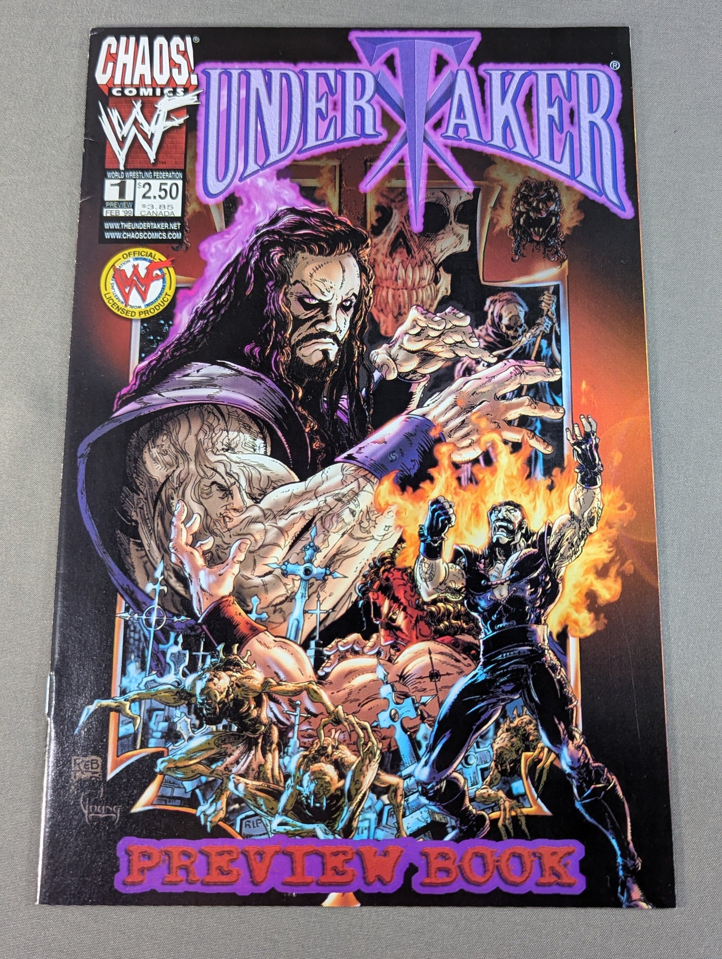UNDERTAKER PREVIEW BOOK #1 (FEB.'99)