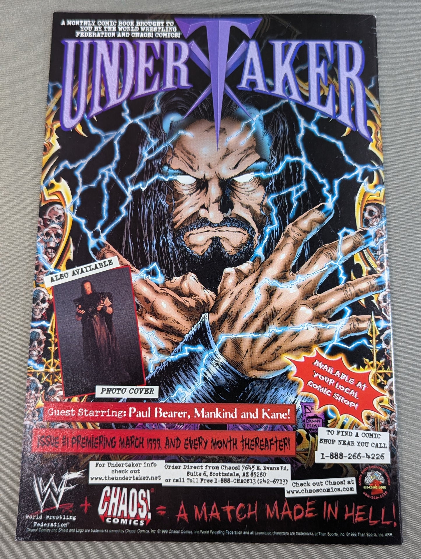 UNDERTAKER PREVIEW BOOK #1 (FEB.'99)
