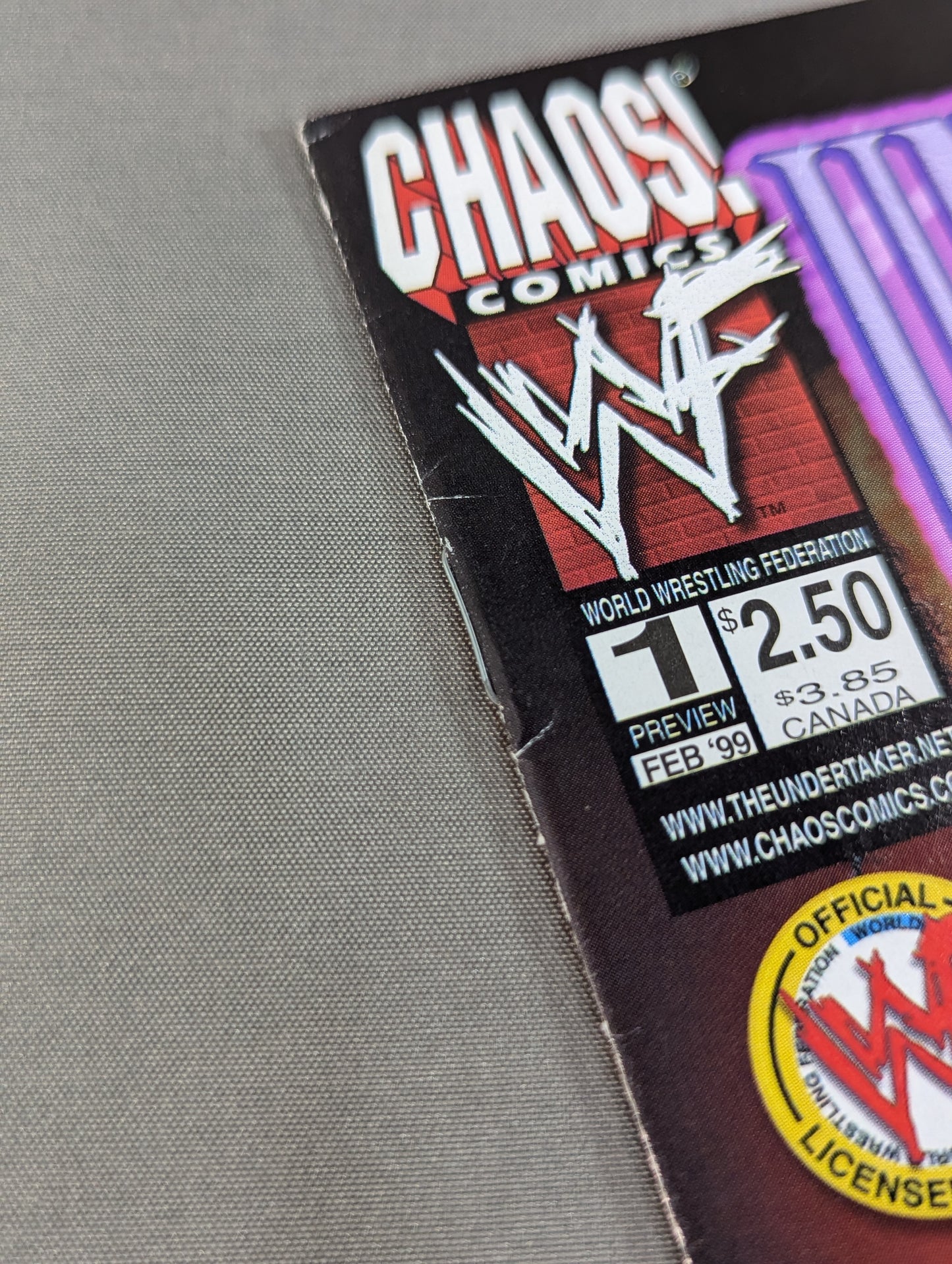 UNDERTAKER PREVIEW BOOK #1 (FEB.'99)
