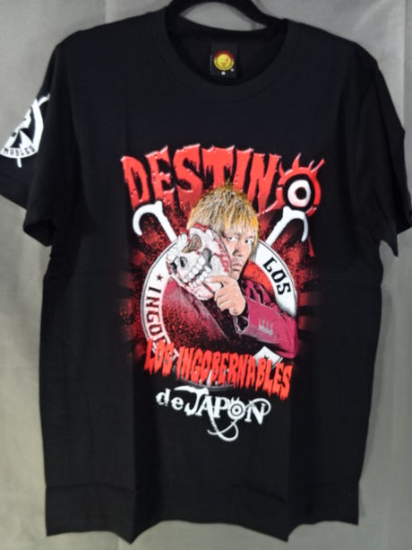 内藤哲也 ピクチャーTシャツ(EL INGOBERNABLE)