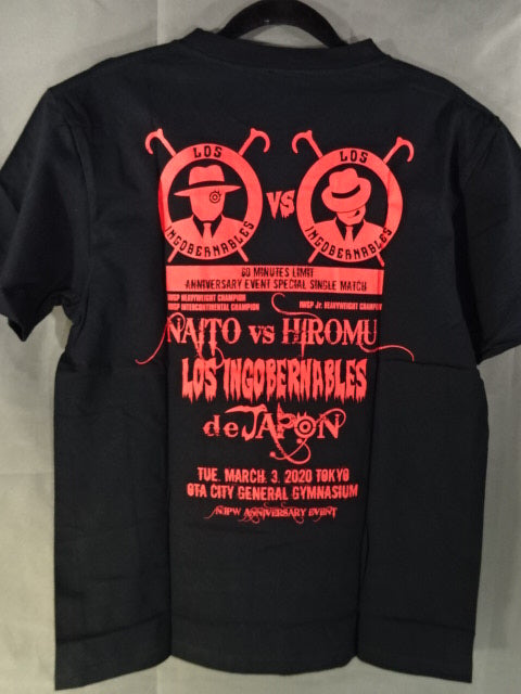 旗揚げ記念日 内藤哲也vs高橋ヒロム ピクチャーTシャツ