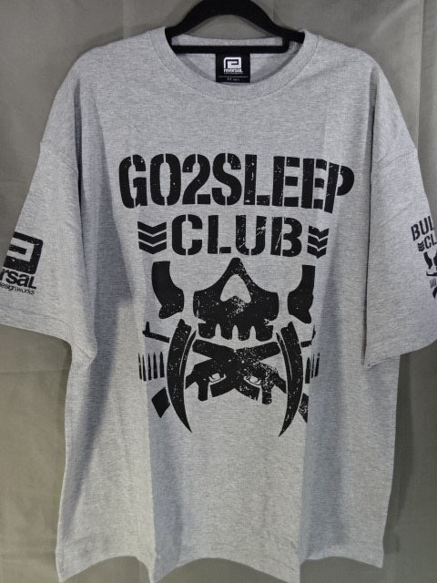 KENTA「GO 2 SLEEP CLUB OVER SIZE」Tシャツ①(グレー)